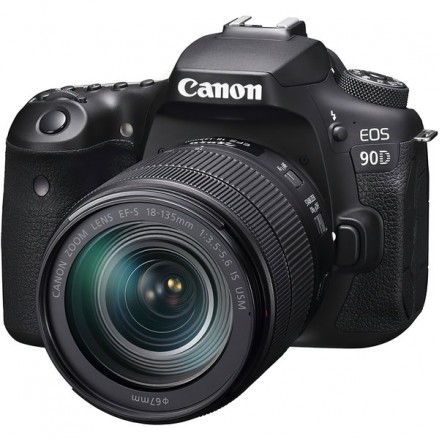 Цифр. фотокамера зеркальная Canon EOS 90D + 18-55 IS STM Цифр. фотокамера зеркальная Canon EOS 90D + 18-55 IS STM